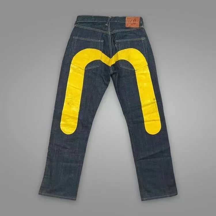 Dice Embroidered Evisu Jeans