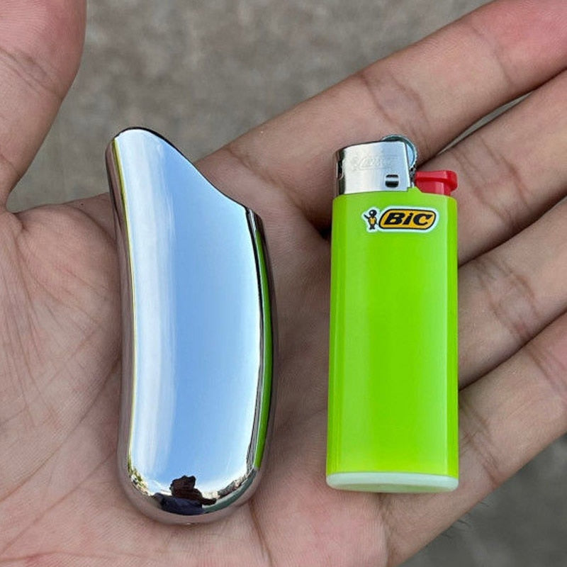 Chrome Mirror Lighter Case