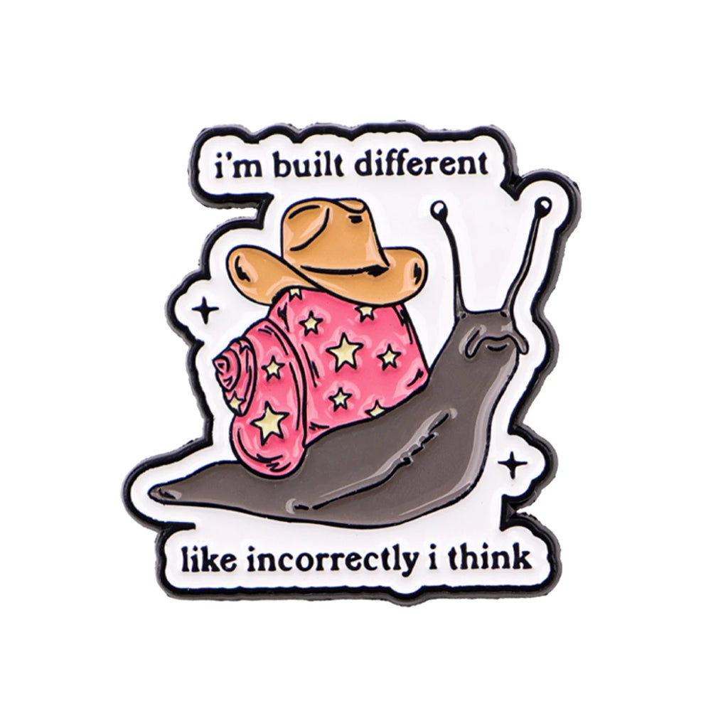 "i'm built different like incorrectly i think" Pin