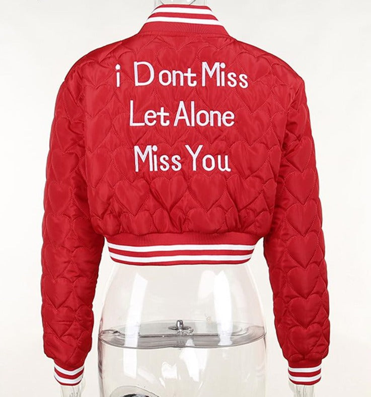 "I Don't Miss, Let Alone Miss You" Heart Bomber