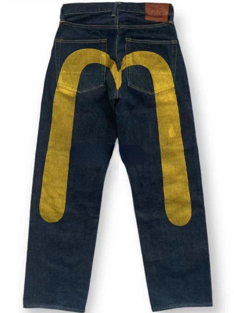 Dice Embroidered Evisu Jeans