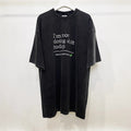 I'm Not Doing Shit Today Oversized Embroidery Tee