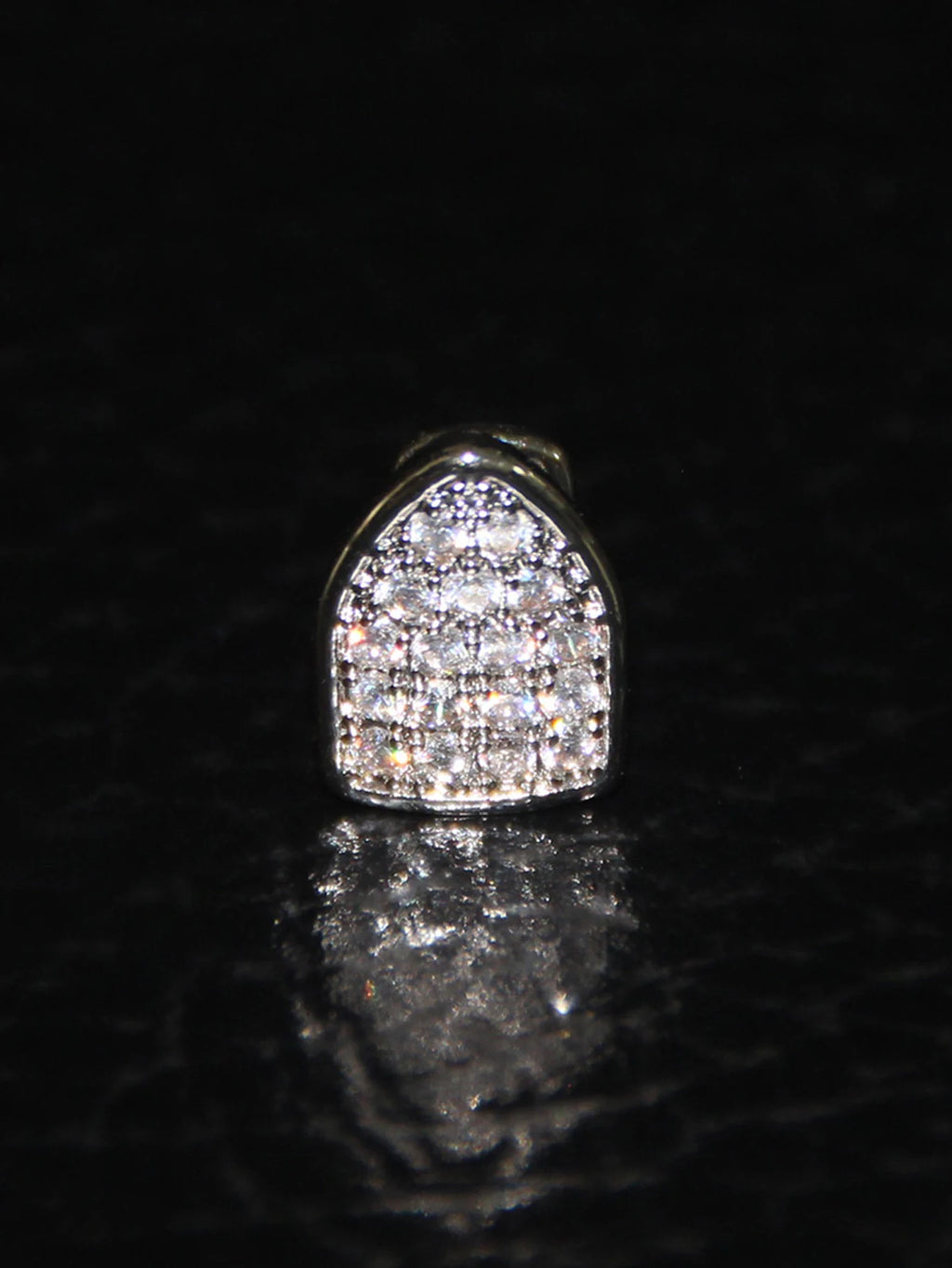 1pc Full Cubic Zircon Grillz Teeth Cap