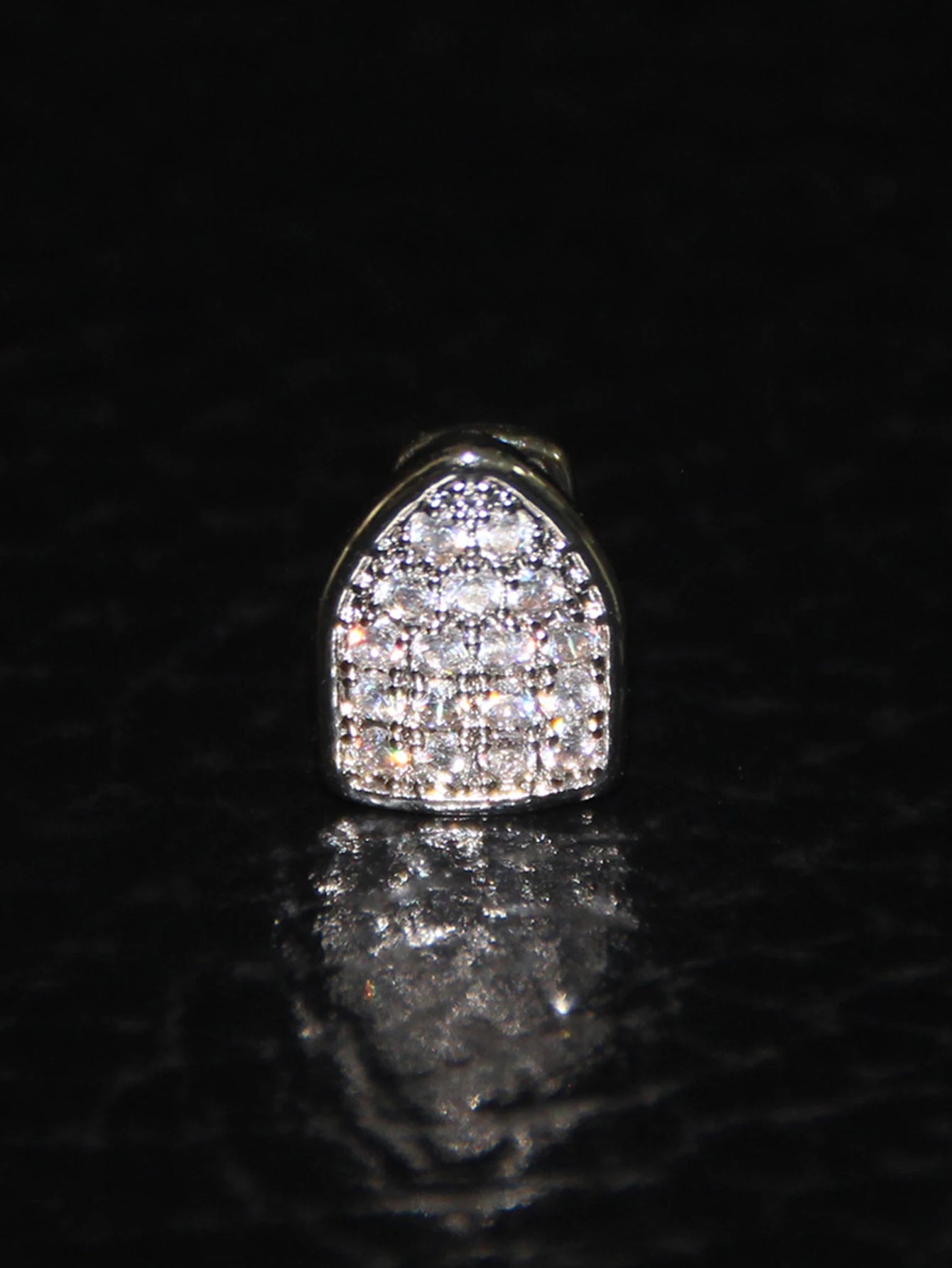 1pc Full Cubic Zircon Grillz Teeth Cap