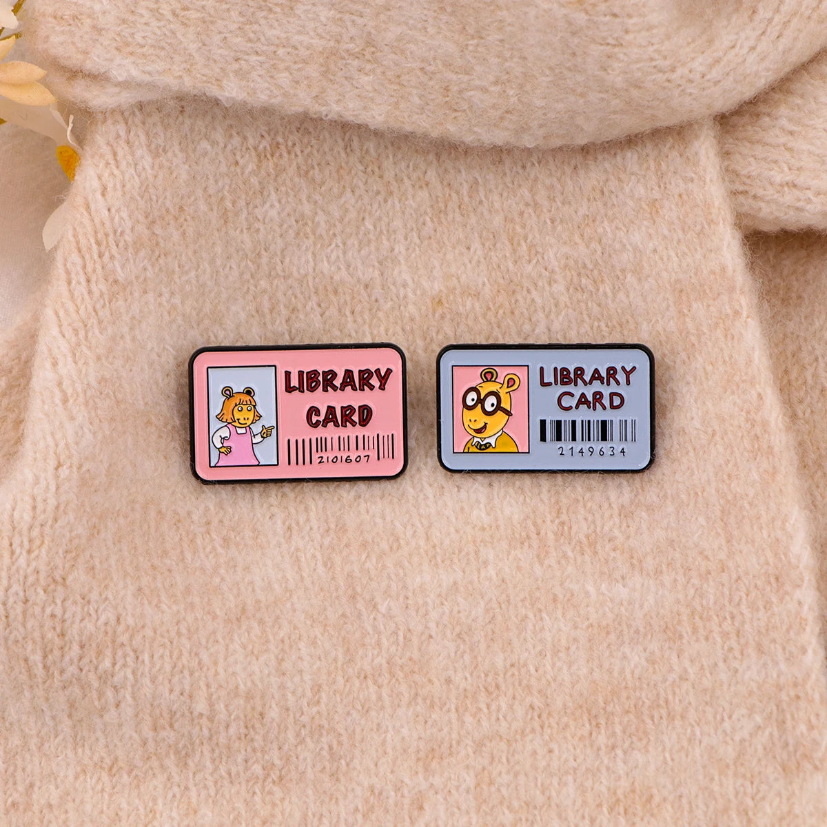 Library Card Pin