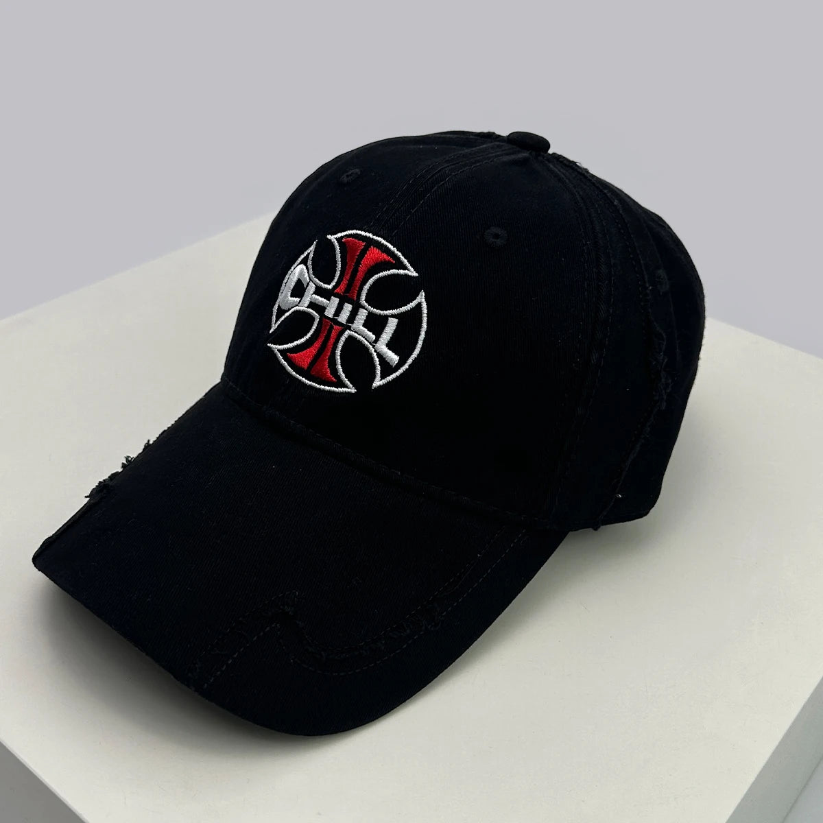 Bull's-eye Cross Embroidery Hat