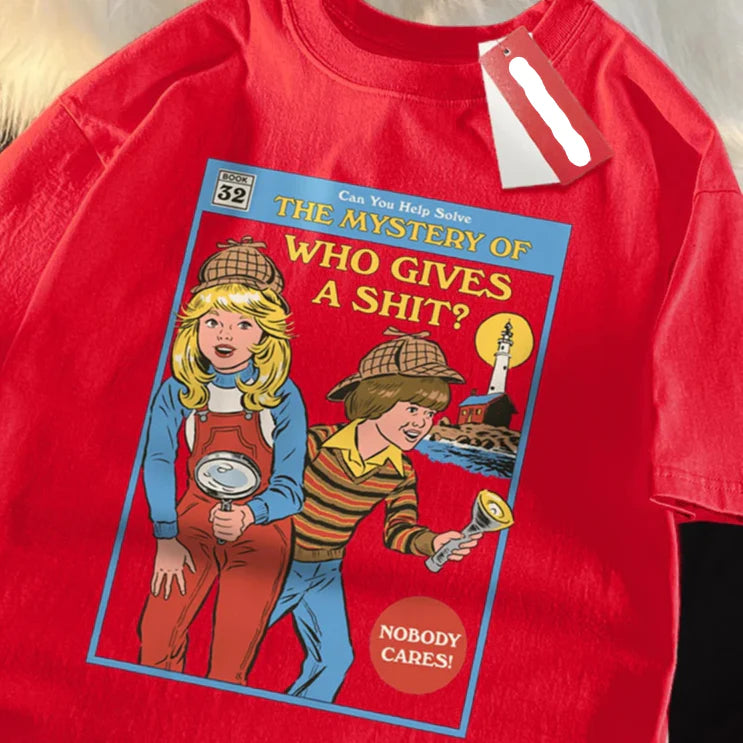 Can You Help Solve The Mystery Of Who Gives A Shit Tee