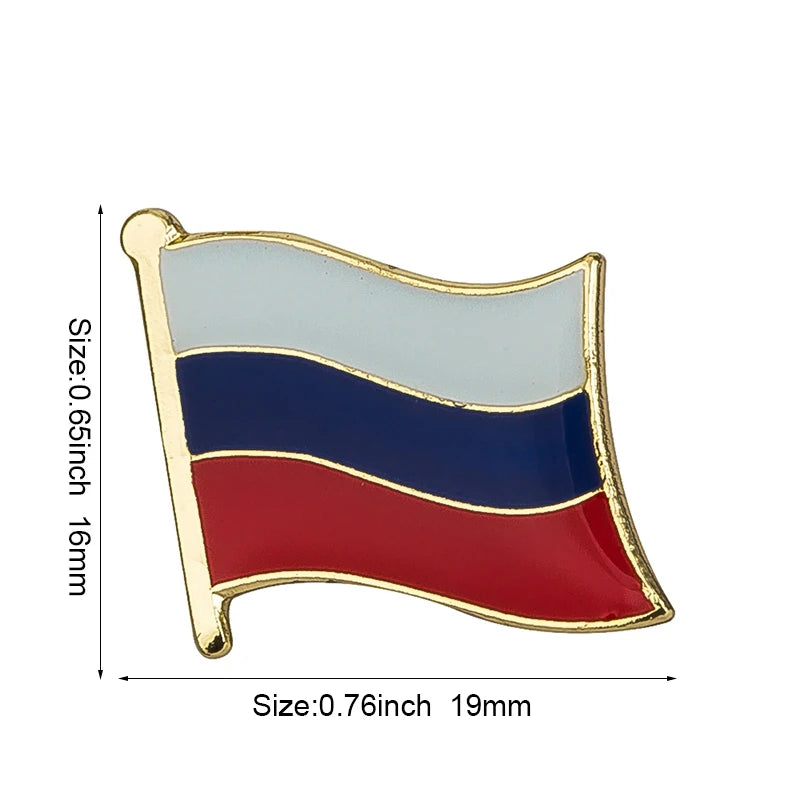 Countries Flag Lapel Pin
