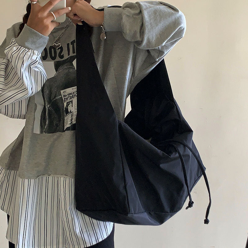 Re-Nylon Bucket Shoulder Bag