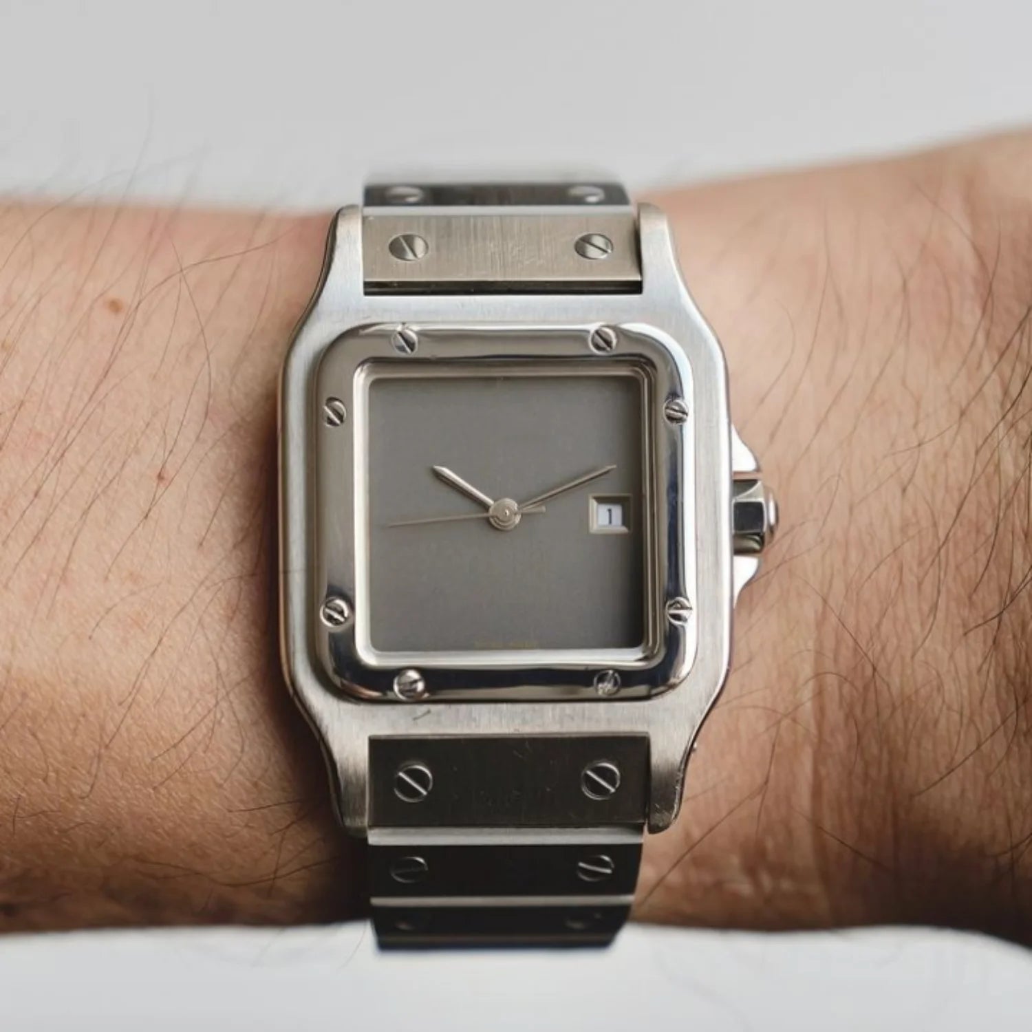 High Quality Stainless Steel Santos Watch