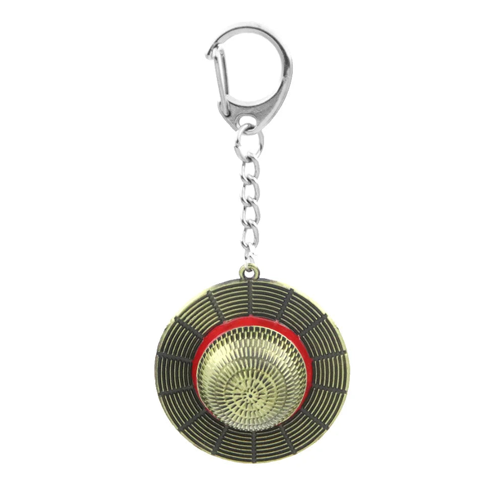 Luffy Straw Hat Keychain