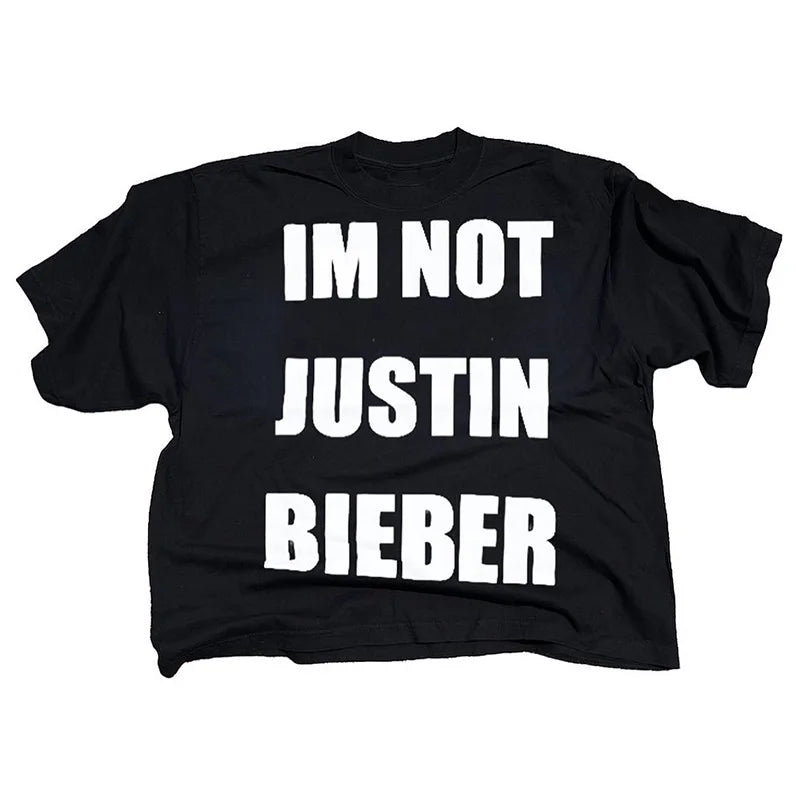I'm Not Justin Bieber Tee