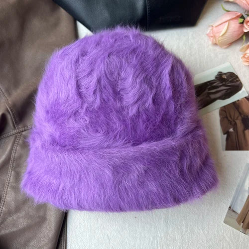 Rabbit Fur Beanies