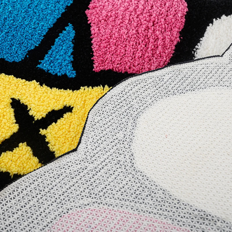 Double Murakami Flower Rug