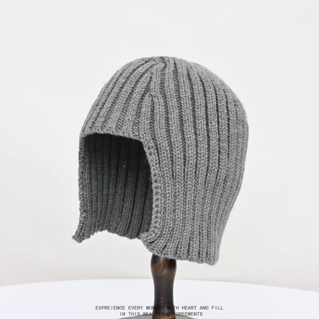 Solid Knitted Wool Hat
