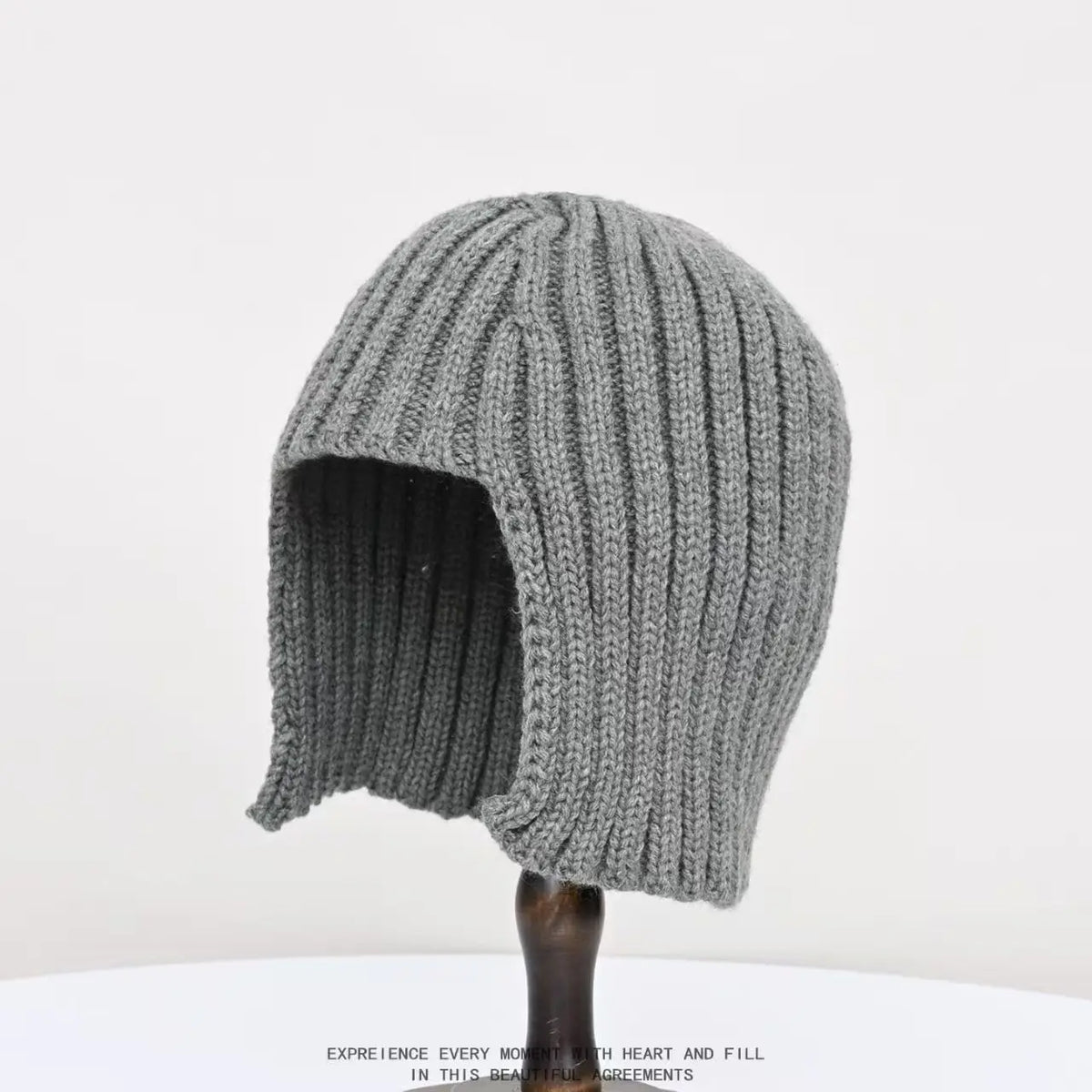 Solid Knitted Wool Hat
