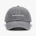 Absolutely Not Embroidery Hat
