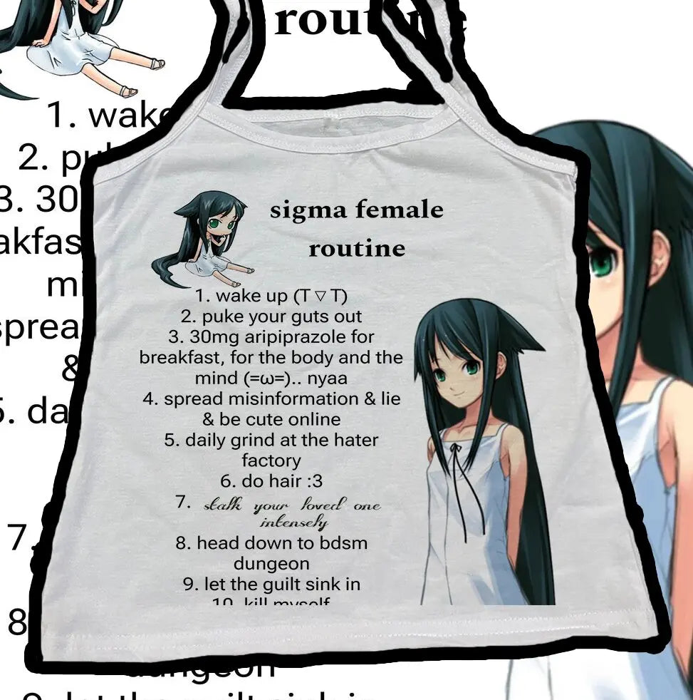 Sigma Female Routine Top