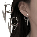 Chrome Hoop Earrings