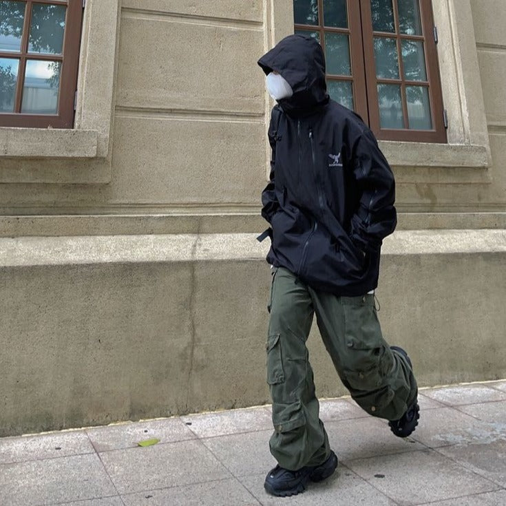 Loose Multi Pocket Cargo Trousers
