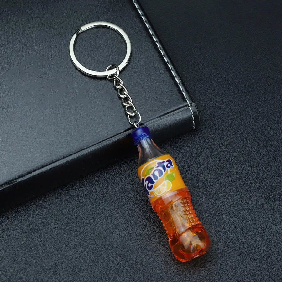 Coke Sprite Fanta Keychain