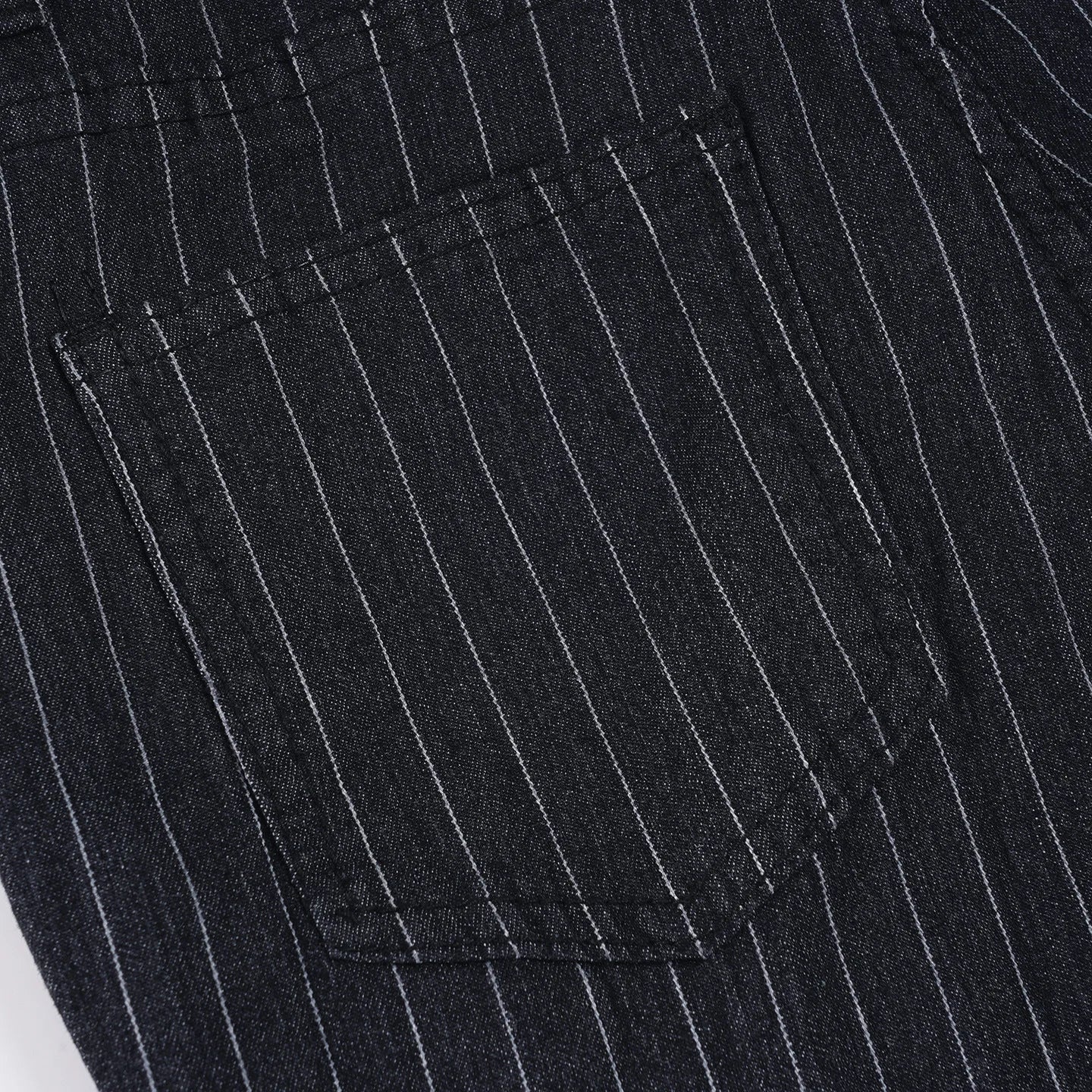 Pin Stripe Y2k Low Rise Boot Cut Jeans