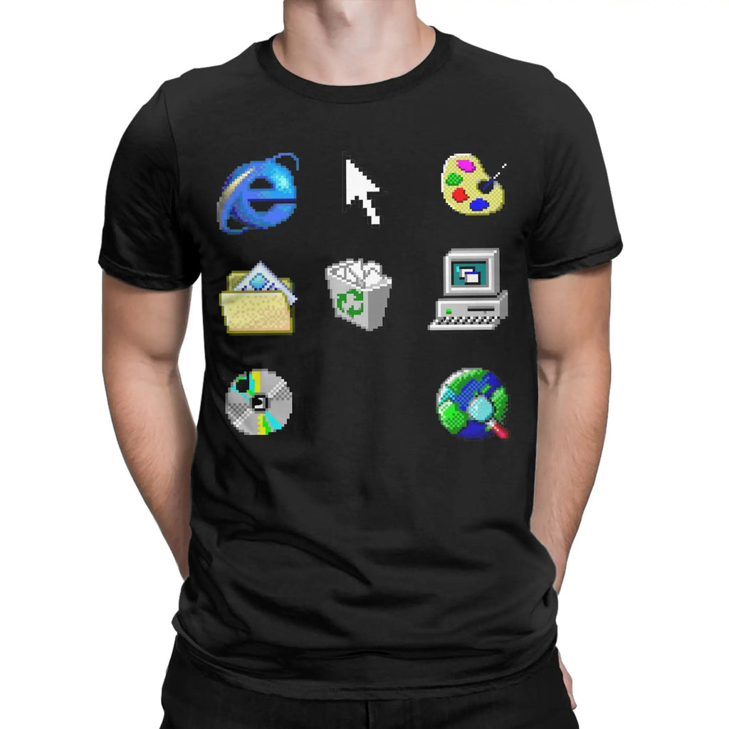 Old Windows 95 Icons Tee
