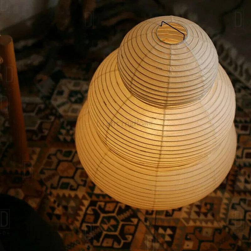 Japanese Akari Wabi-sabi Rice Paper Table Lamp