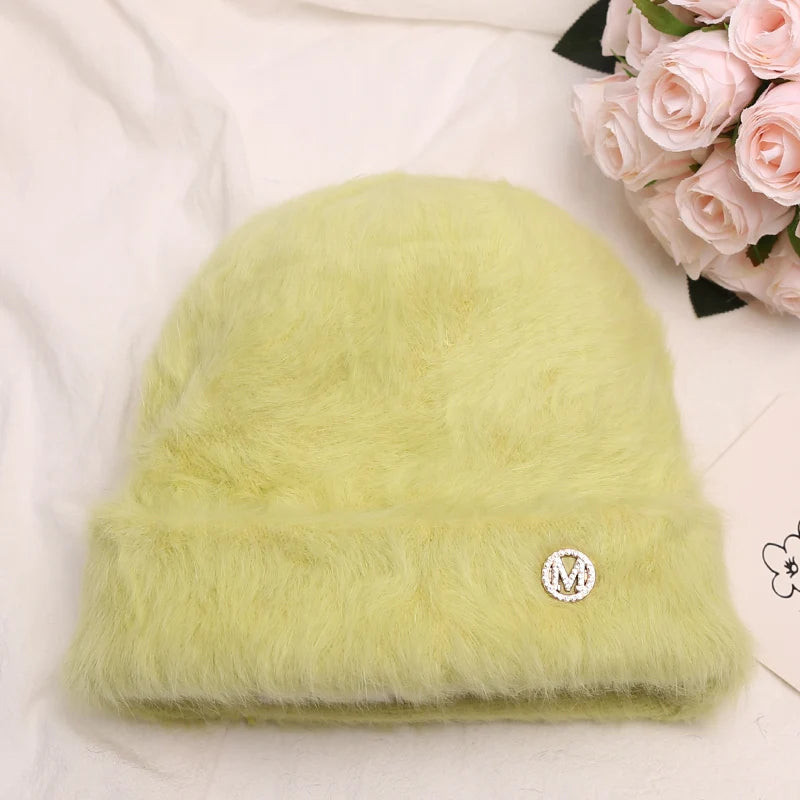 Rabbit Fur Beanies