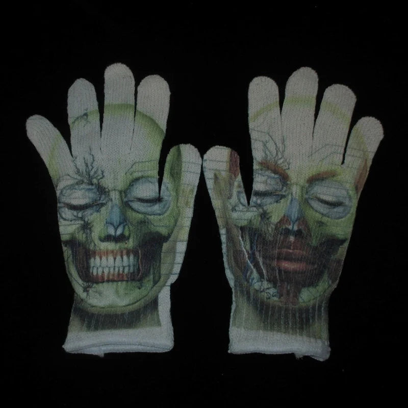 Virgin Mary Knitted Gloves