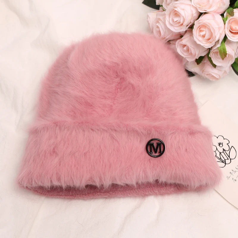 Rabbit Fur Beanies