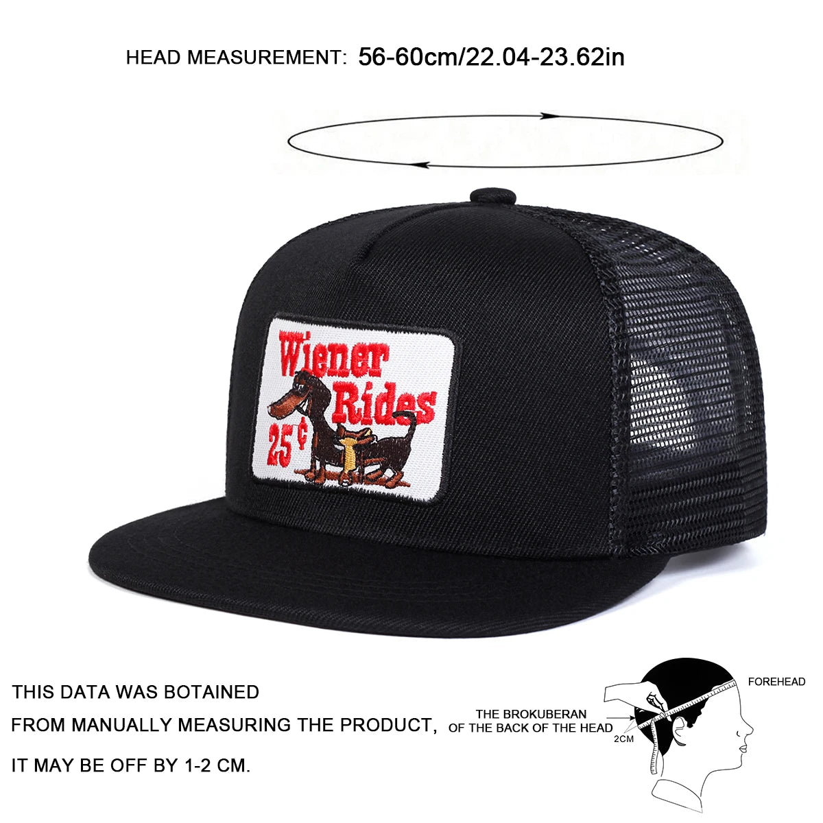 Wiener Rides Embroidery Hat