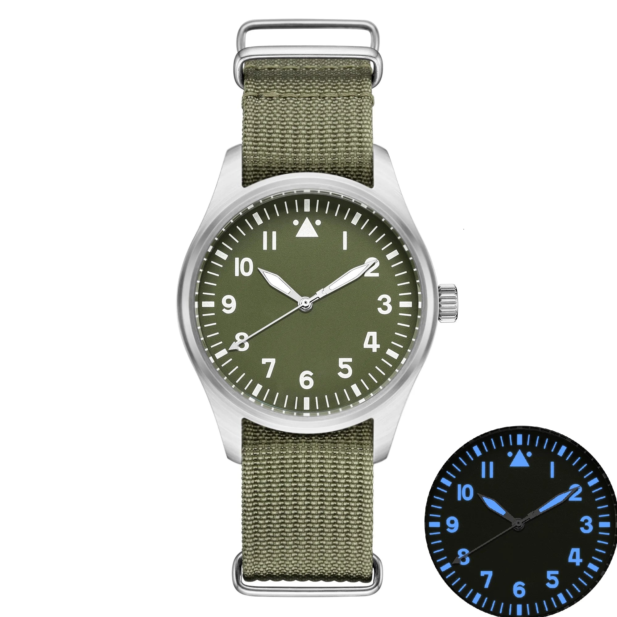 Stainless Steel Vintage Pilot watch