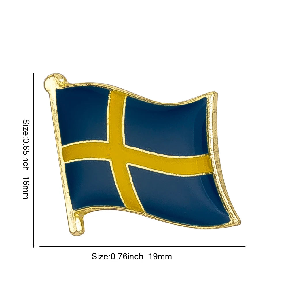 Countries Flag Lapel Pin