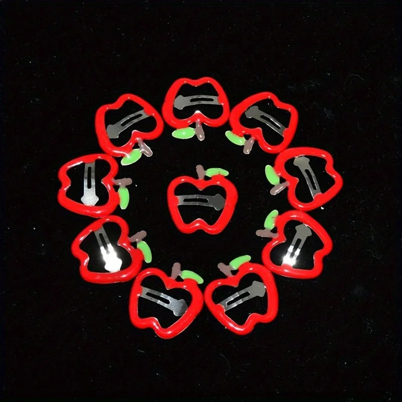 Hollow Apple Hair Clip