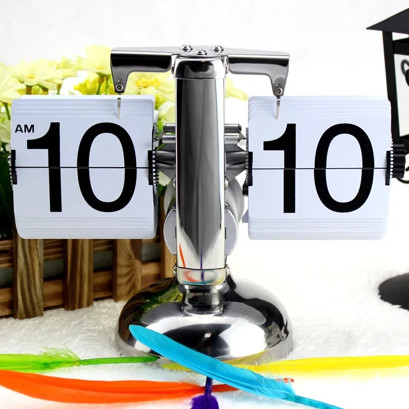 MCM Flip Mechanical Table Clock