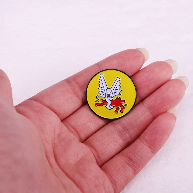 Keith Haring Bat Enamel Pin