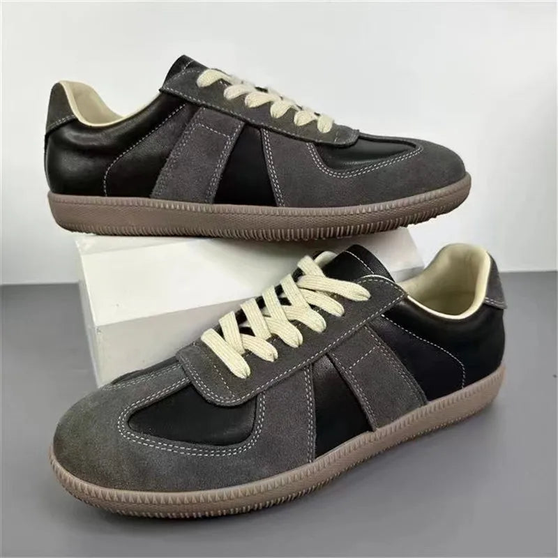 Underground JPY Black Leather Cowhide Gats