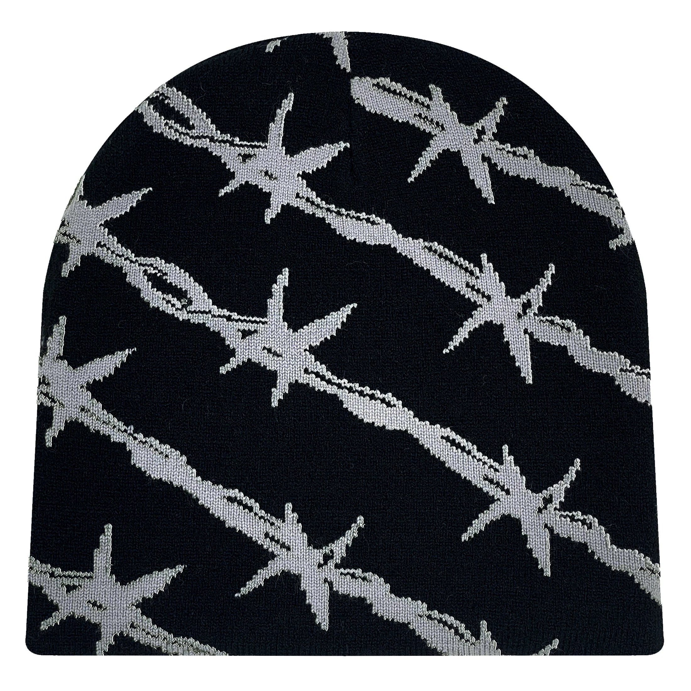Knitted Barb Wire Beanie