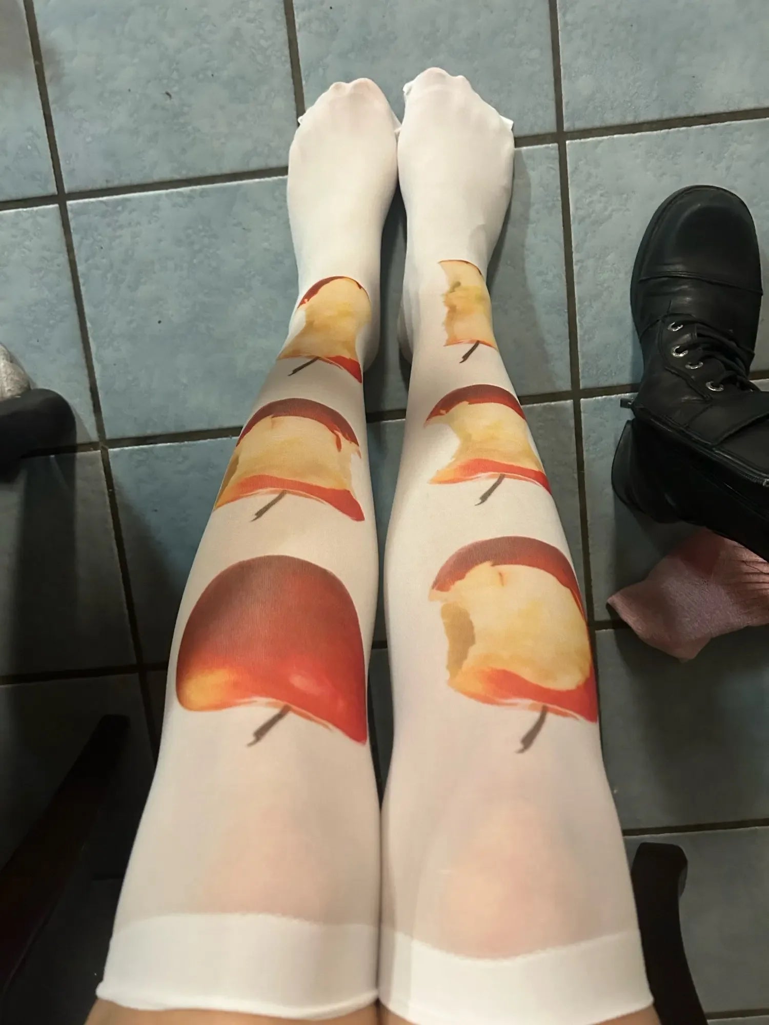 Apple Long Knee Socks