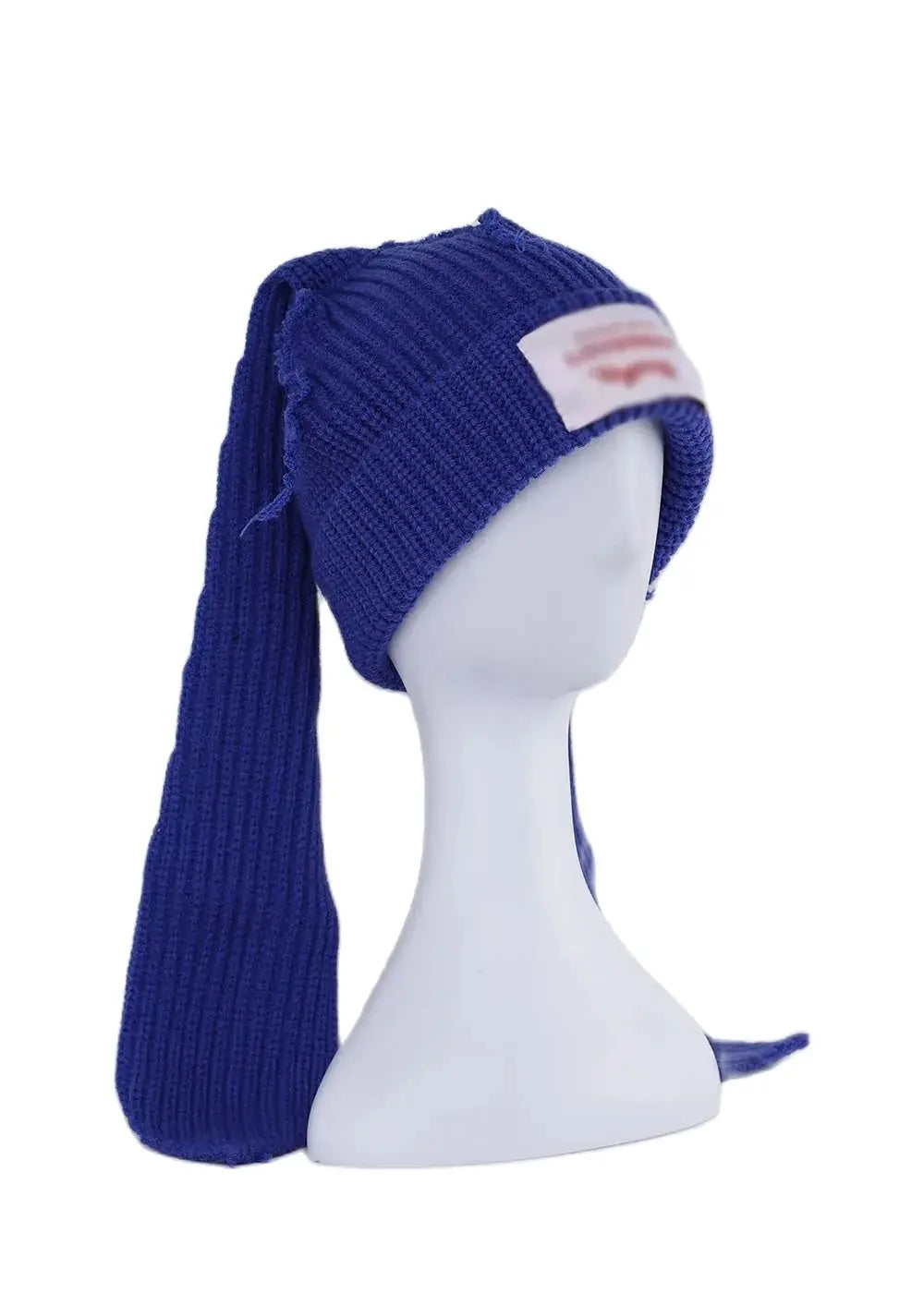 Handmade Long Rabbit Ear Wool Beanie