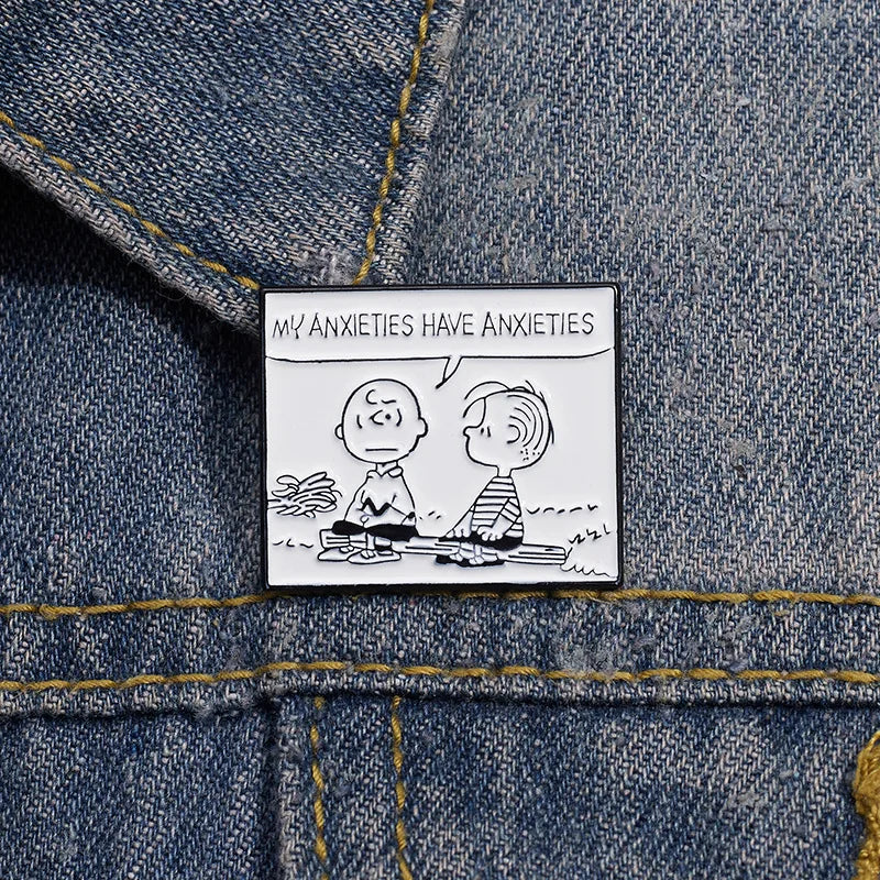 My Anxieties Have Anxieties Enamel Pin