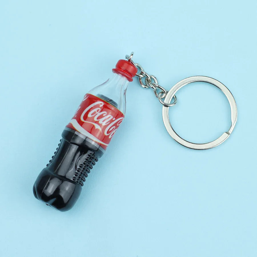 Coke Sprite Fanta Keychain