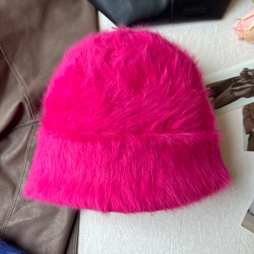 Rabbit Fur Beanies