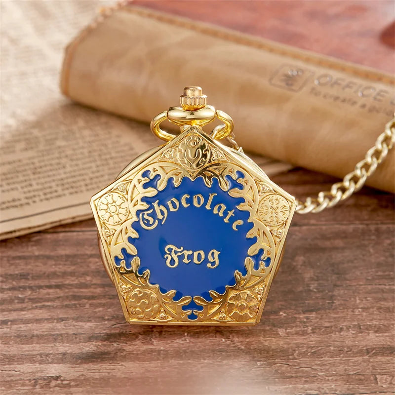 Chocolate Frog Quartz Pocket Watch