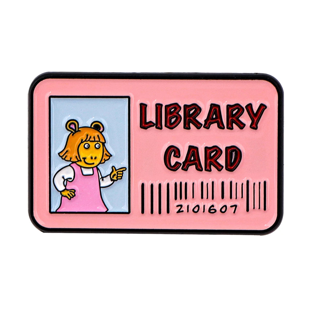 Library Card Pin