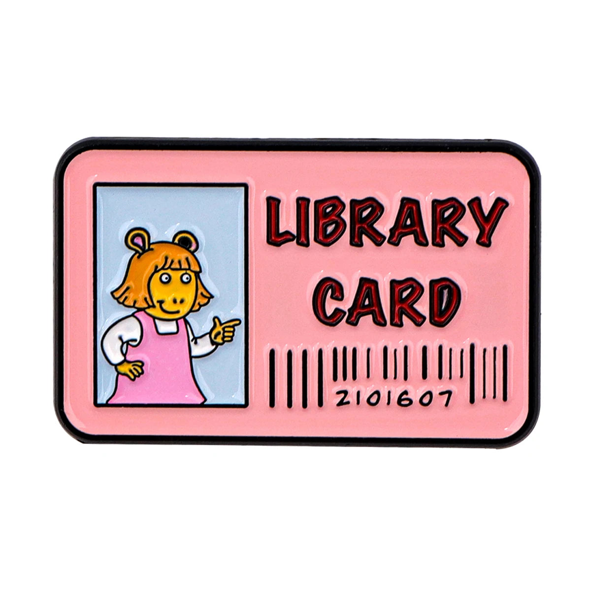 Library Card Pin