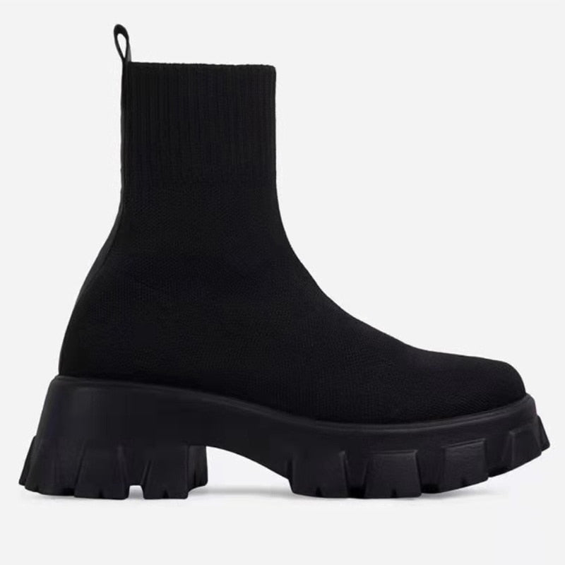Sock Platform Boots