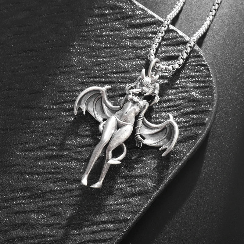 Sexy Devil Girl Necklace