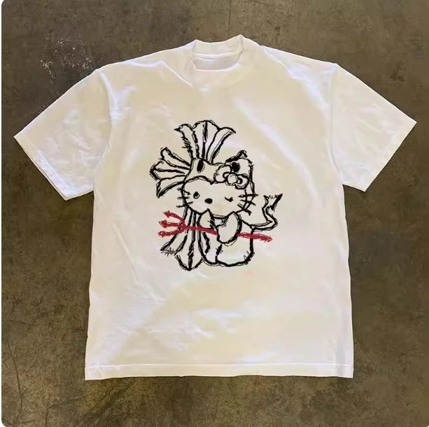 Hello Kitty Chrome 100% Cotton Tee
